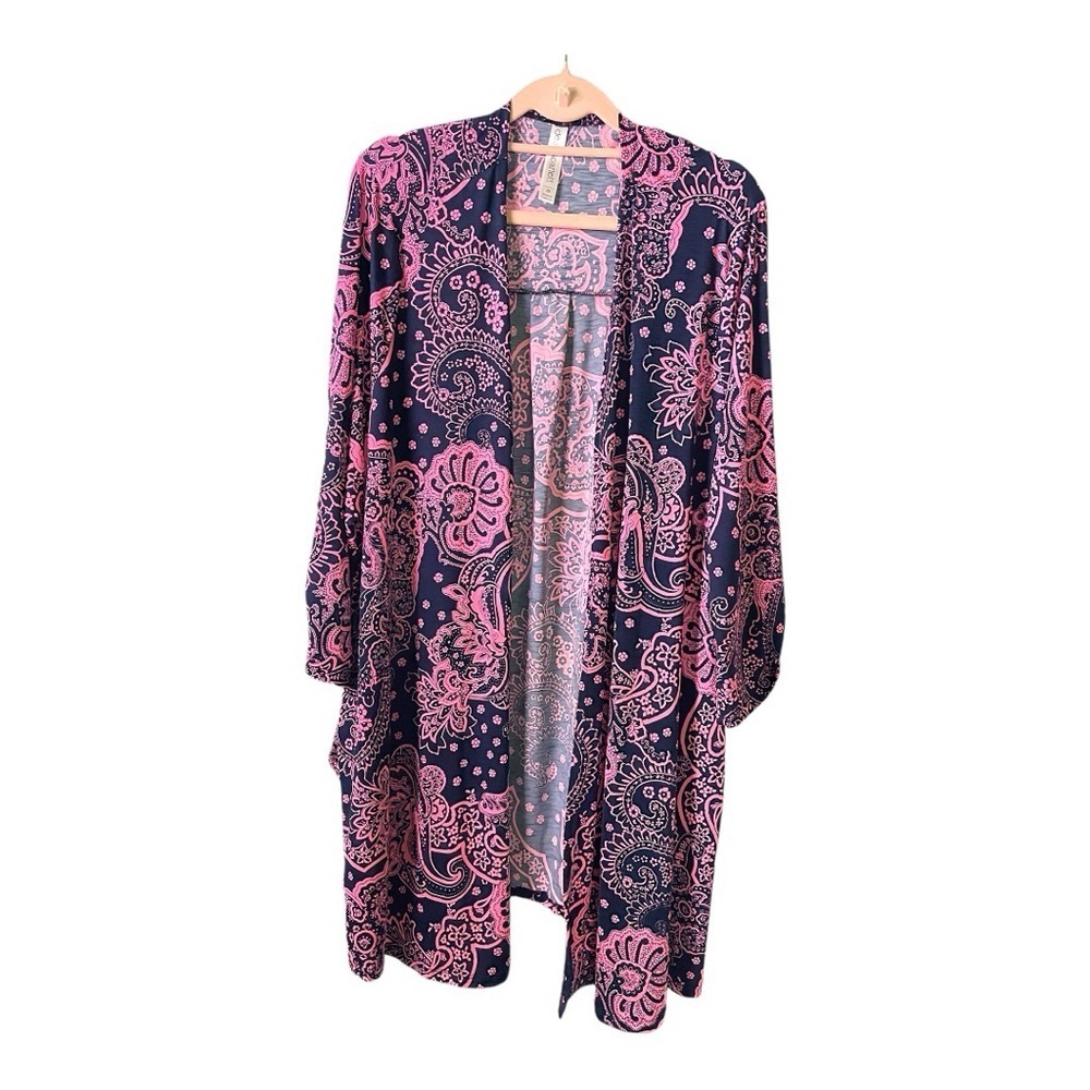 Dear Scarlett Open-Front Kimono Cardigan - 1 Size 2X and 1 Size XL